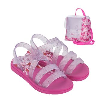 Sandalia-Rosa-Vidro-e-Glitter-Multiplas-Tiras-|-Barbie-Tamanho--28---Cor--ROSA-0